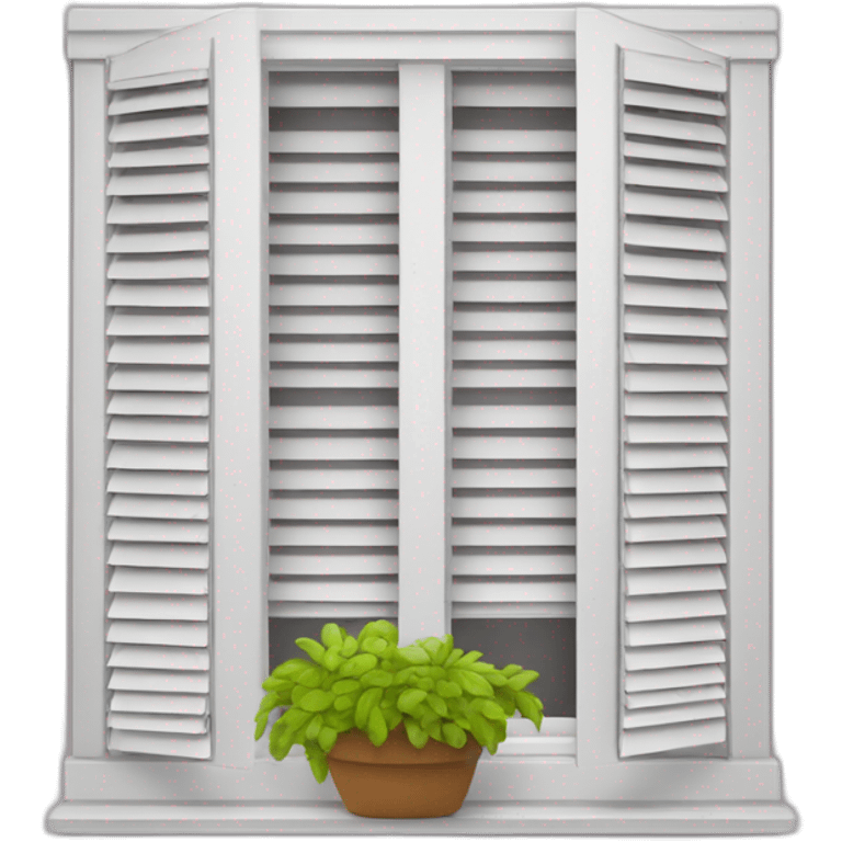 window with blinds emoji