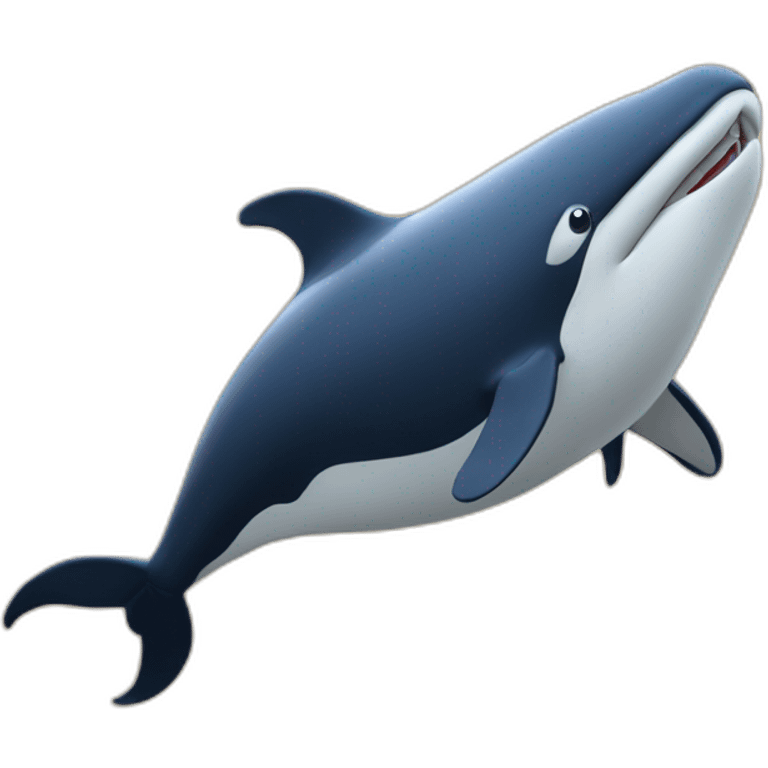 Baleine sur un cheval emoji