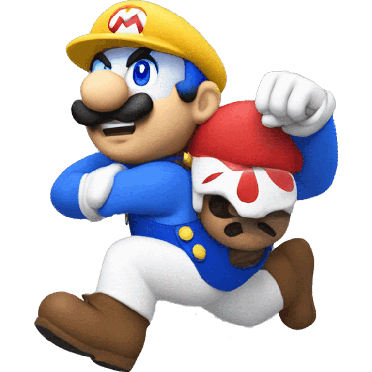 mario as a freedom fighter emoji