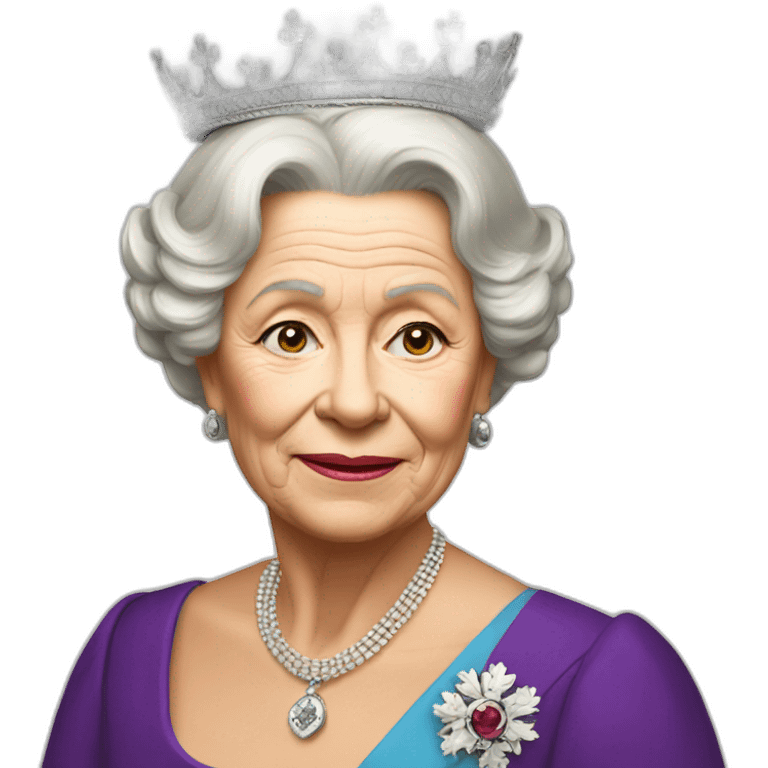 Queen of England emoji