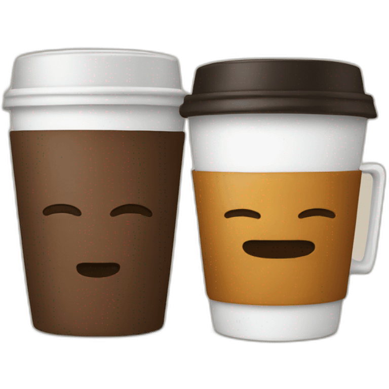 two cup coffee and tea emoji