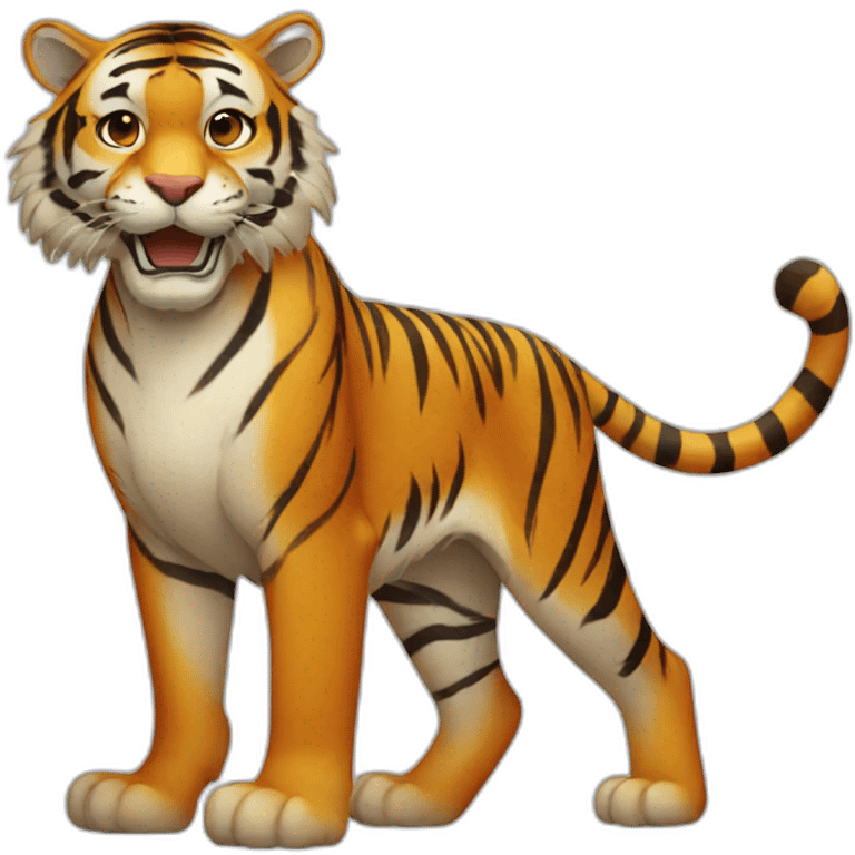 Tiger Full Body emoji