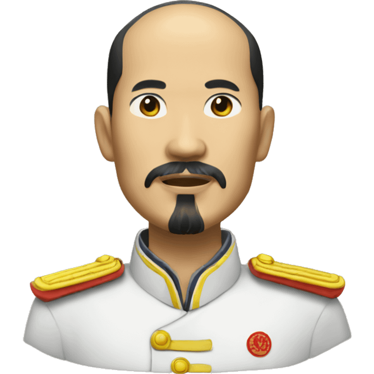 realistic Hô Chi Minh with goatee emoji