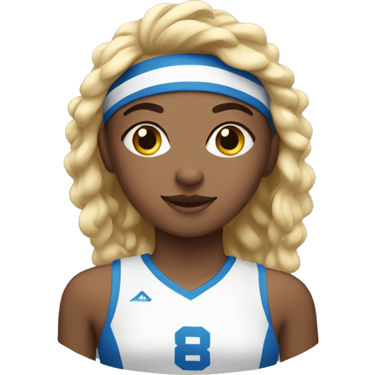 Athlete girl emoji