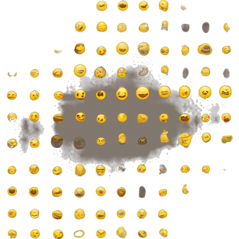 Create an emoji with yellow round which shows a relaxing mode always  emoji