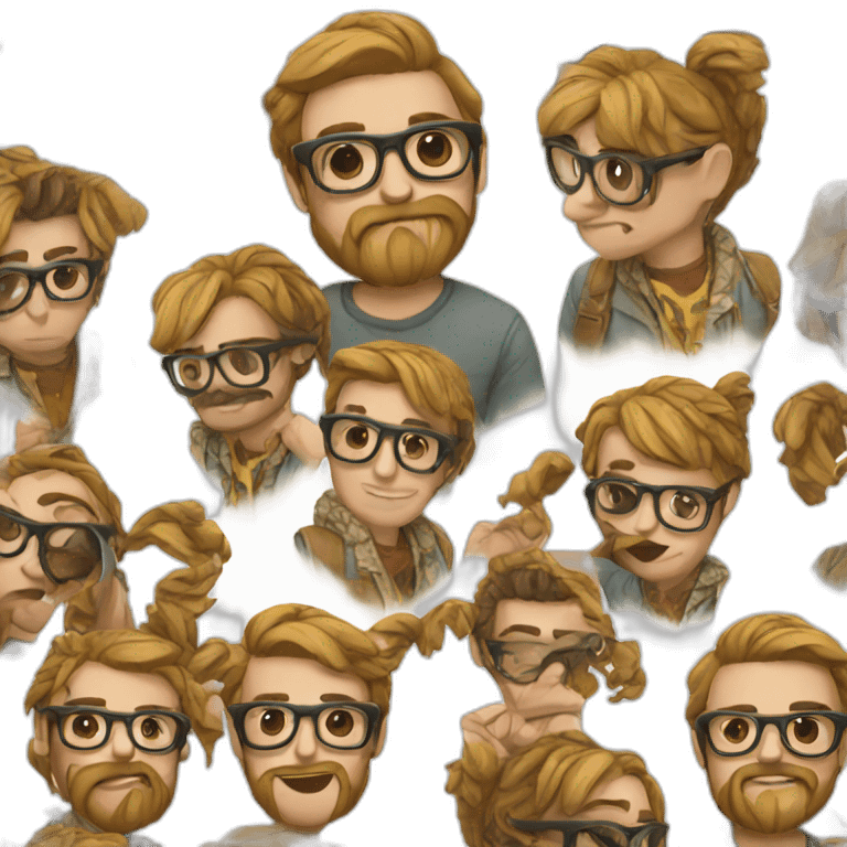 hipster emoji