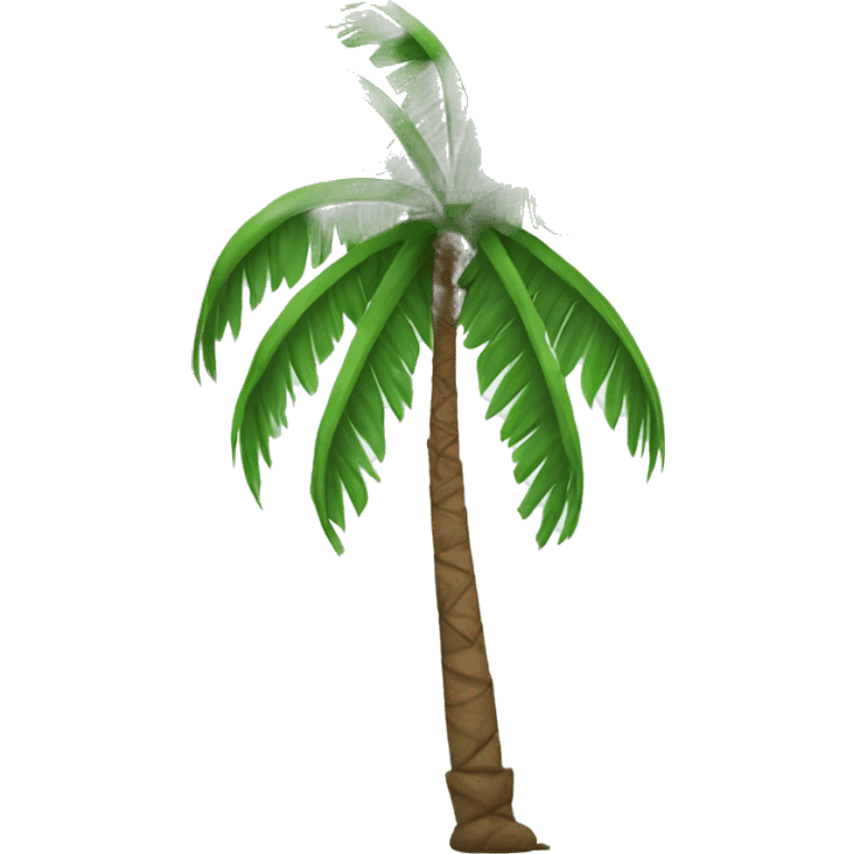 palm tree down emoji