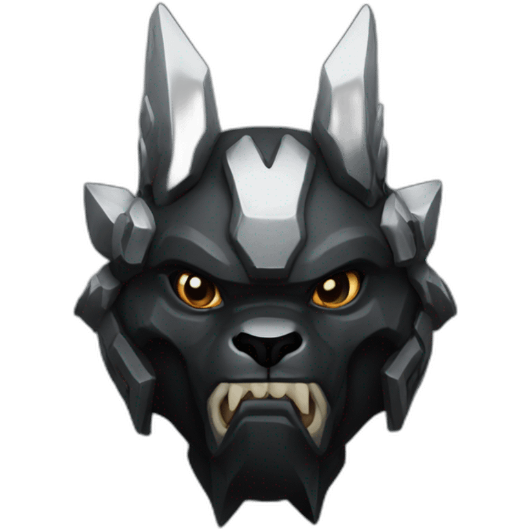 Black Protogen emoji