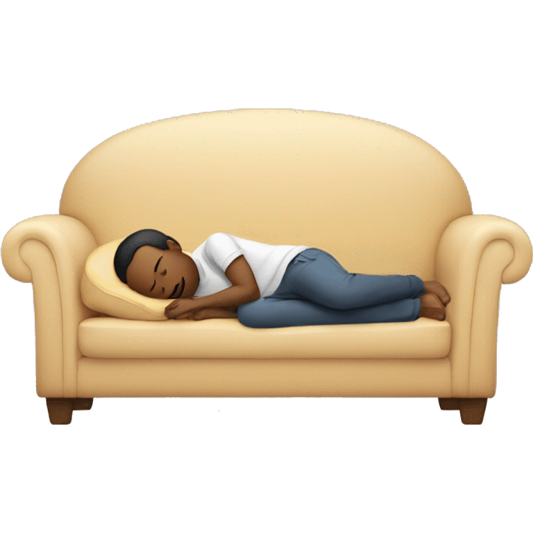 Sleeping on couch emoji