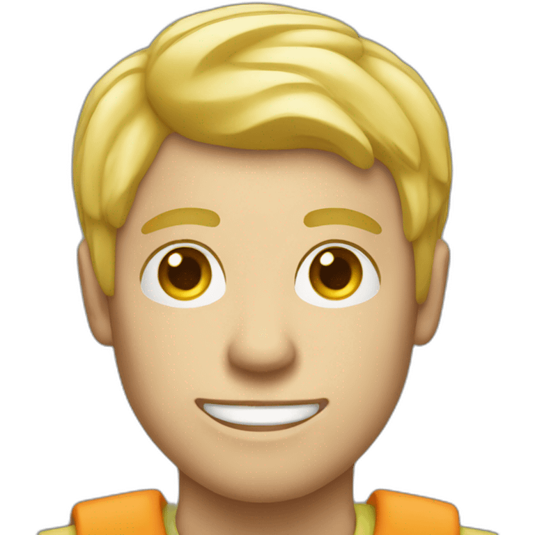 photographe blond man emoji