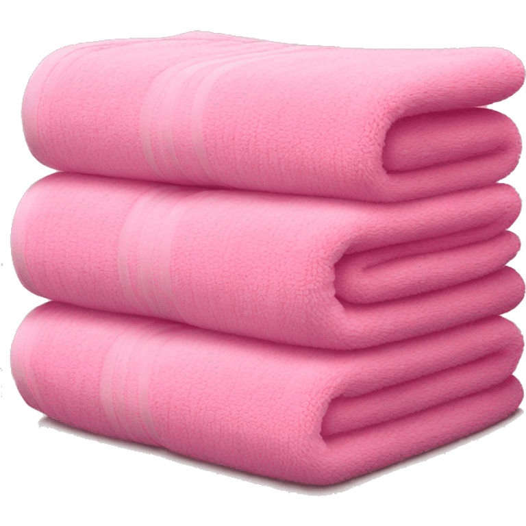 Pink towels emoji