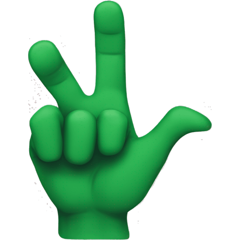 green hands pointing at viewer emoji