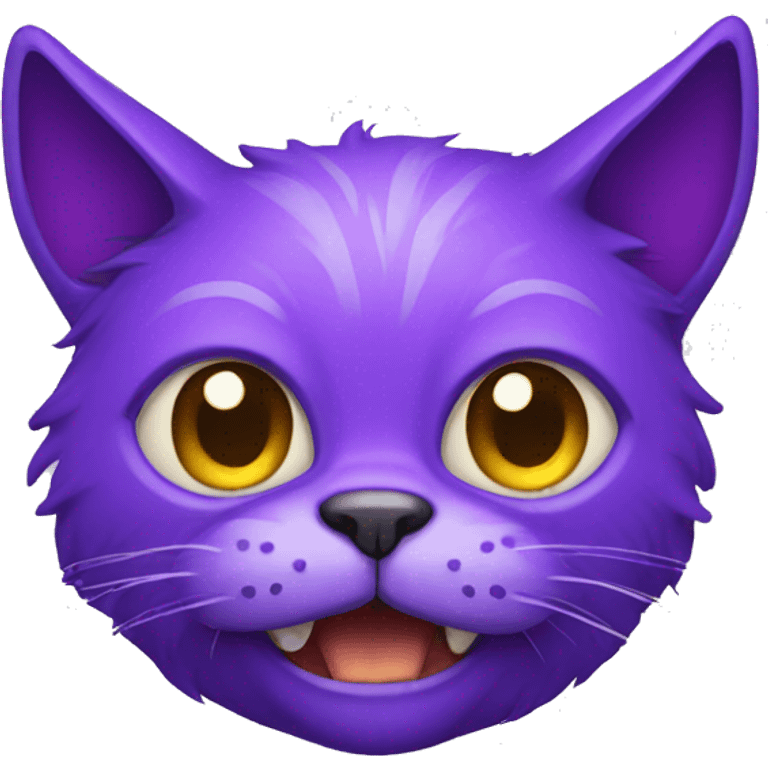 purple monster cat emoji