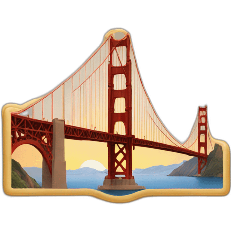 the golden gate emoji