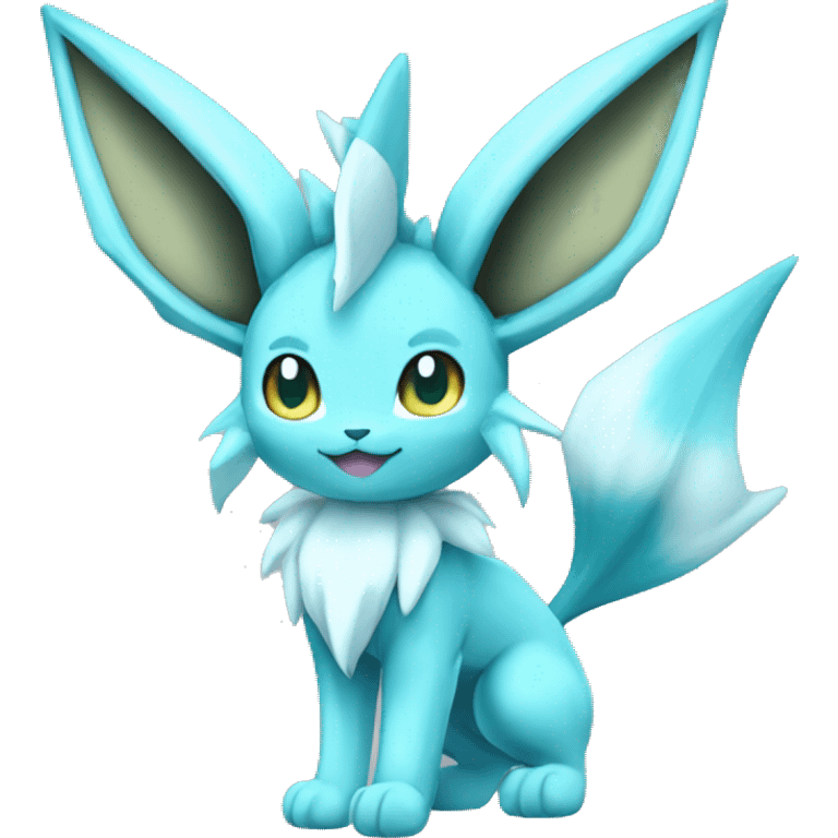 Glaceon-Vaporeon full body emoji