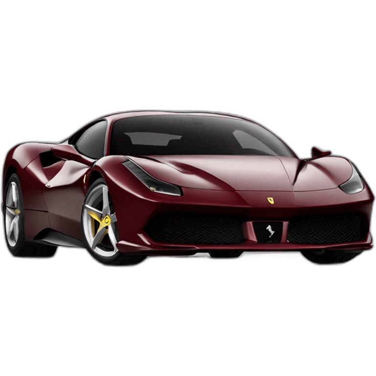 Ferrari sf90 maroon emoji