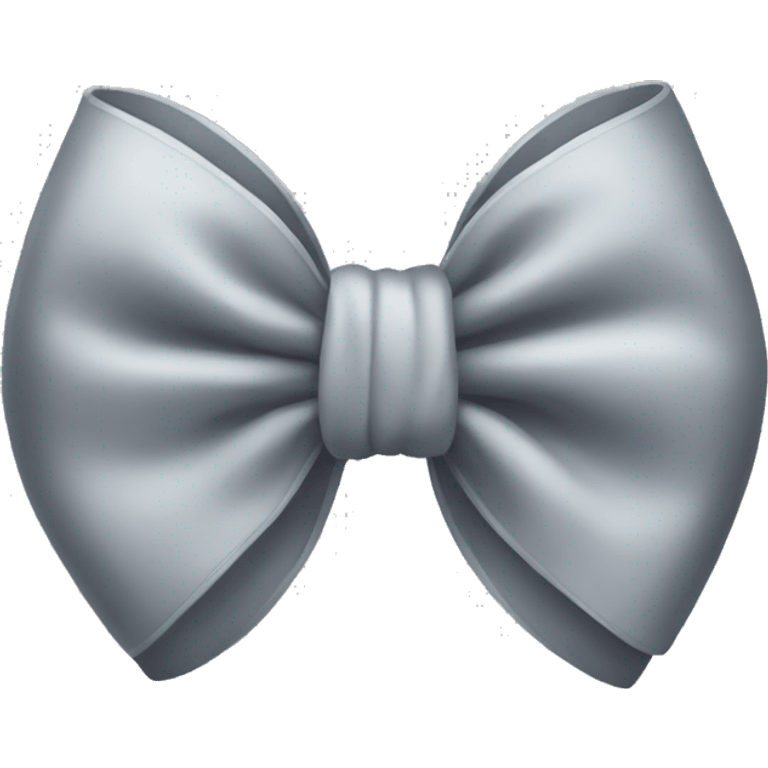 cute grey bow  emoji