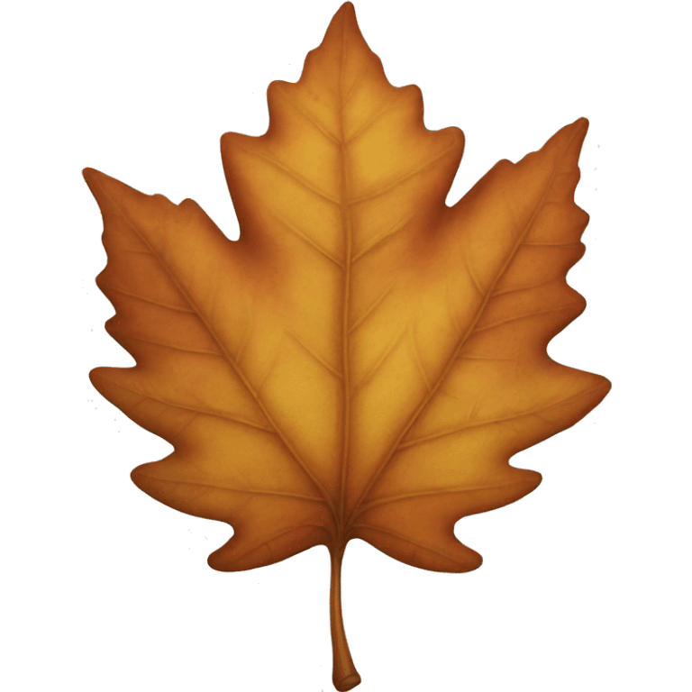 Autumn leaf emoji