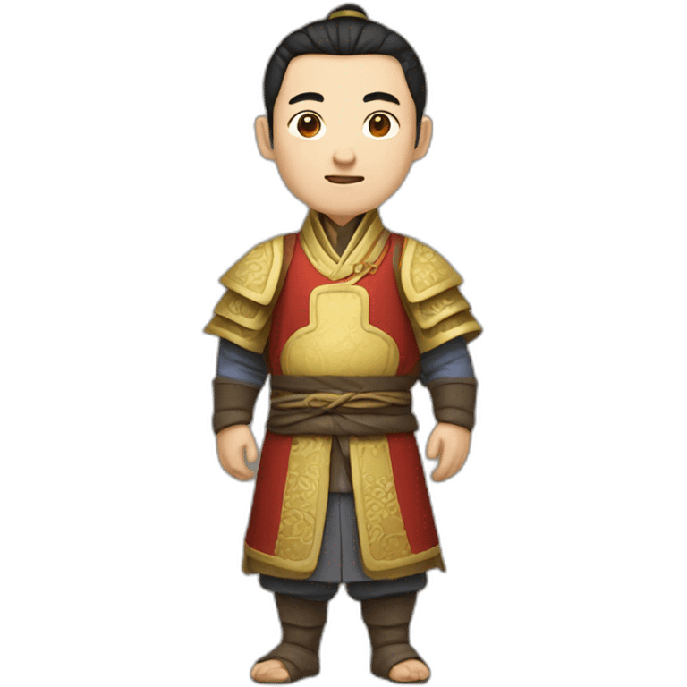 a guy from medieval china in a nice outfit emoji