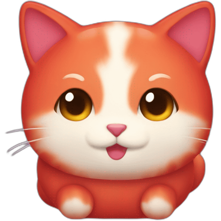 red mochi cat emoji