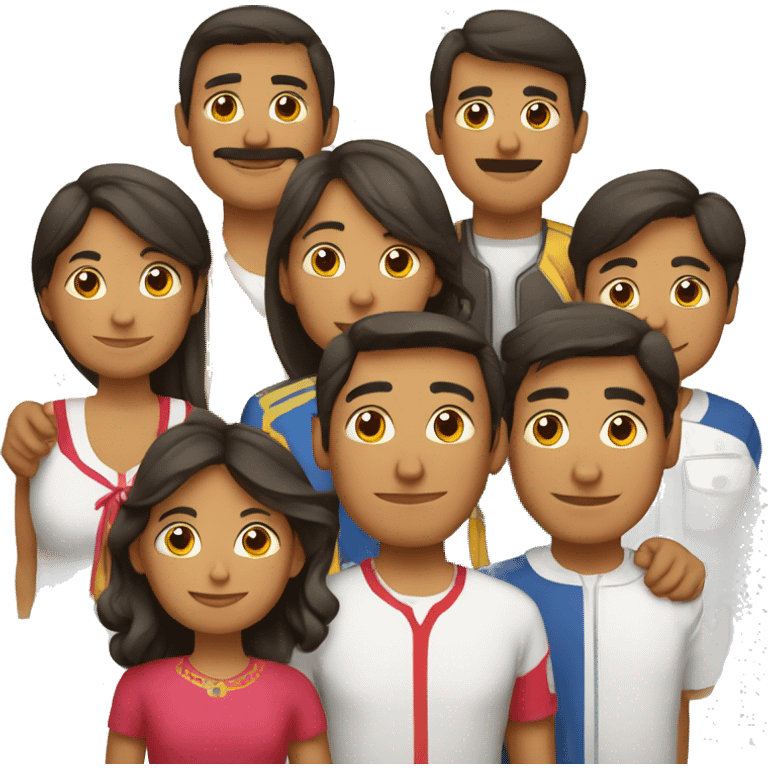 Familia peruana francesa emoji