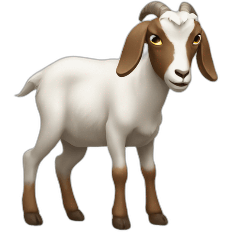 sick goat emoji