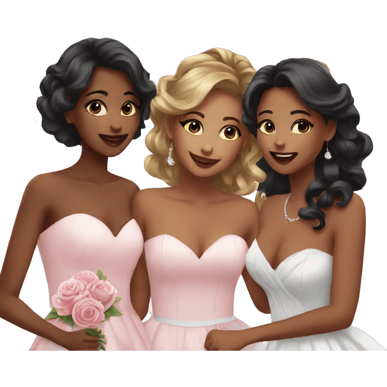 Girls party before wedding emoji