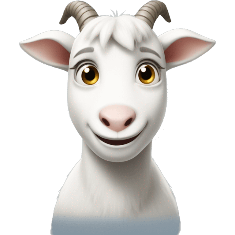 The little white goat from despicable me  emoji