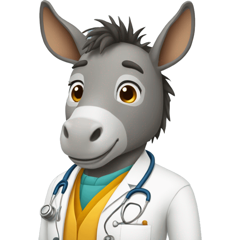 Donkey doctor emoji