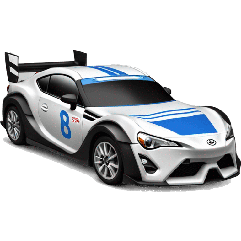 Radio Controlled Captain Rex themed 2013 Toyota 86 shaped like a Formula One race car with exposed turbine wheels  emoji