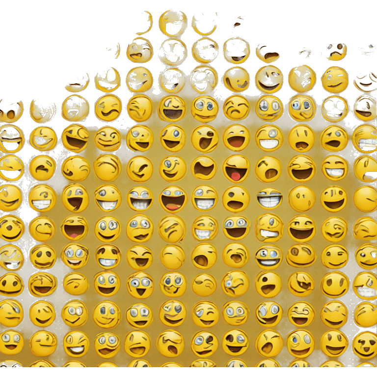 all kinds of smiley face emoji