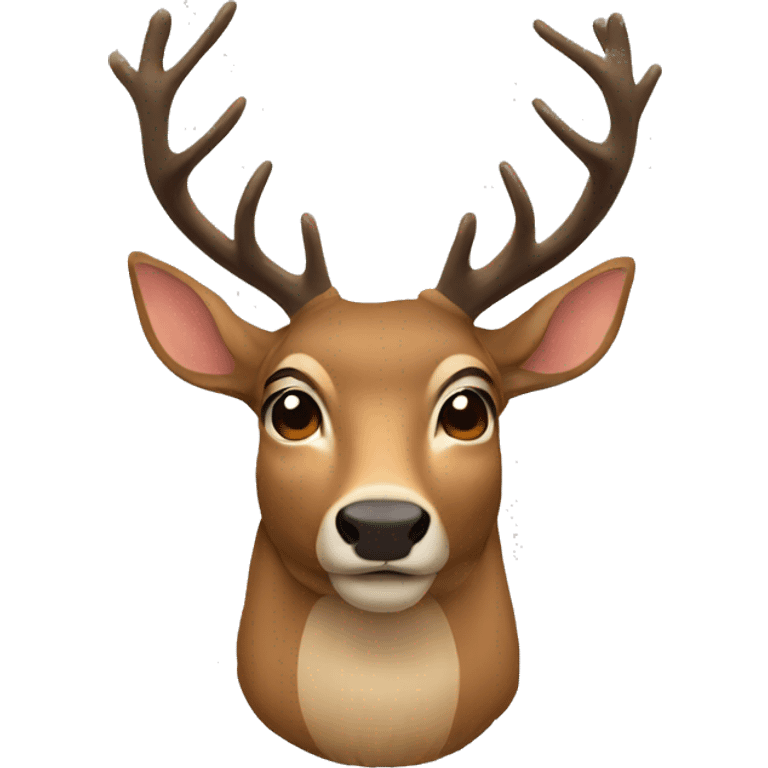 deer face emoji