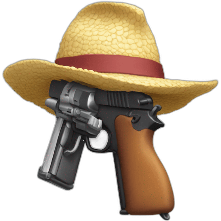 Luffy pistola gom.goma emoji