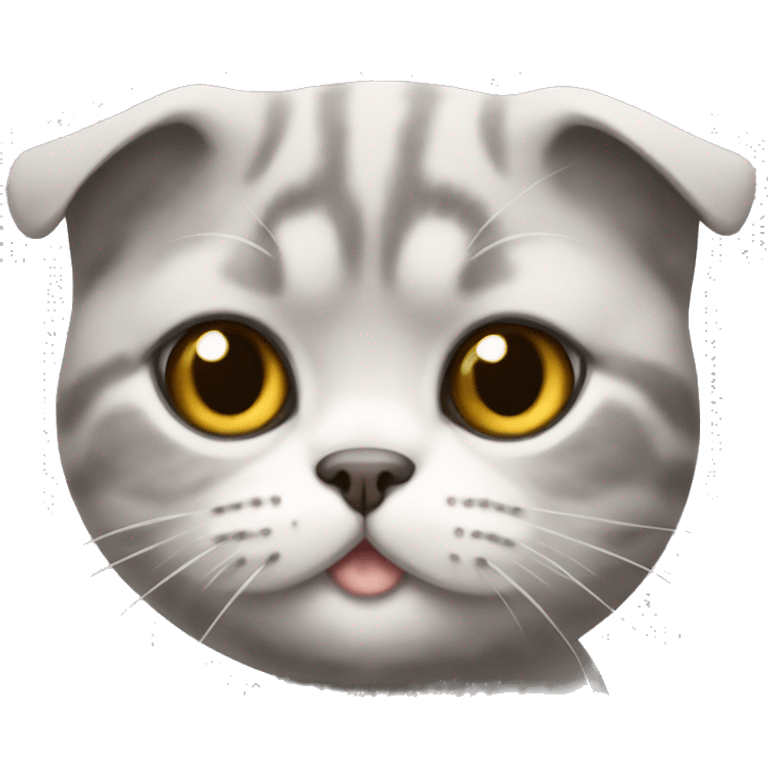 scottish fold cat  emoji