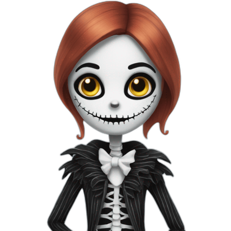 Sally skellington cute emoji