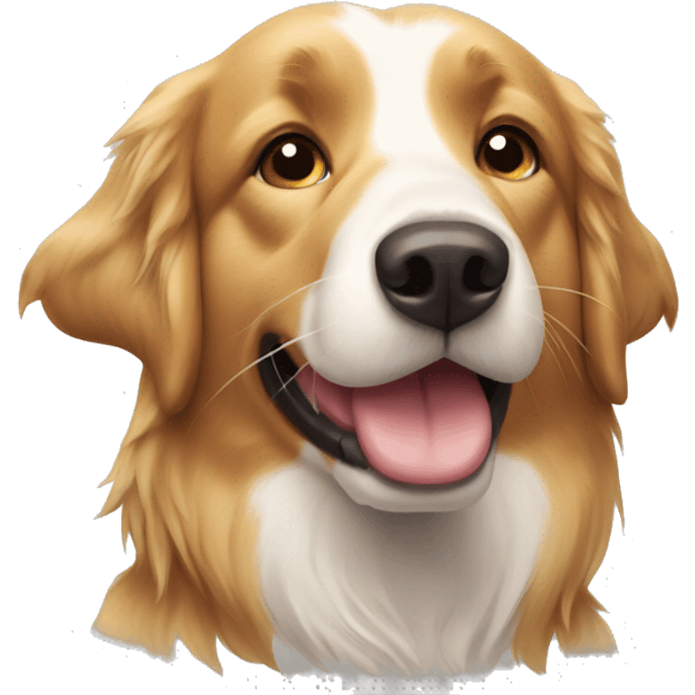 border collie and golden retriver emoji