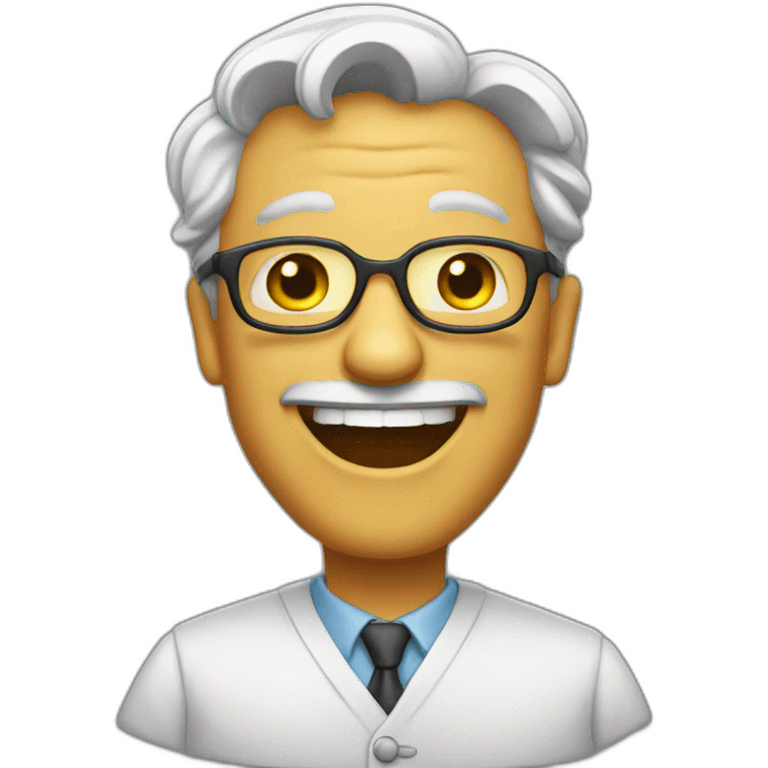 Professor laugh  emoji