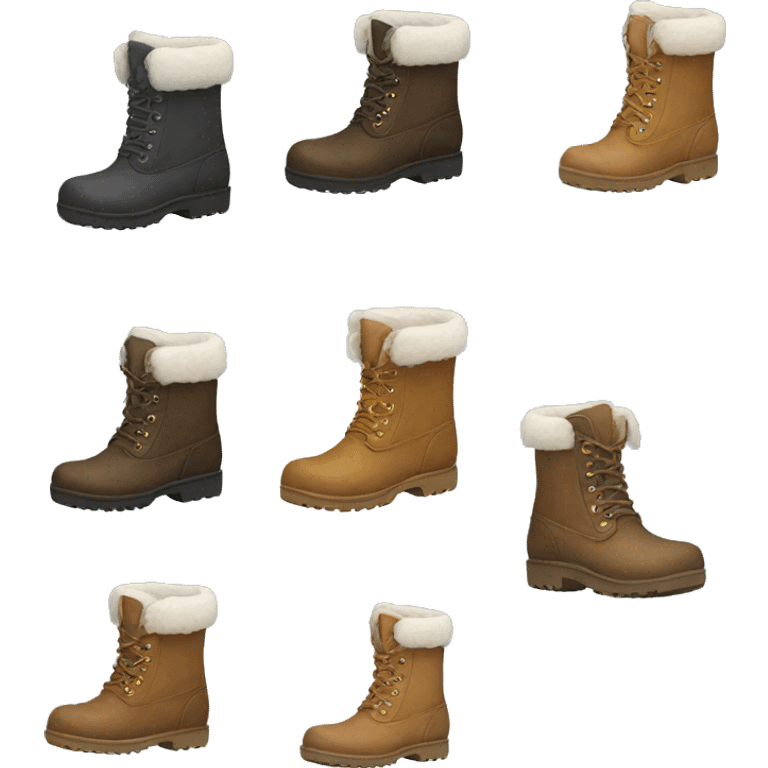 Winter boots emoji