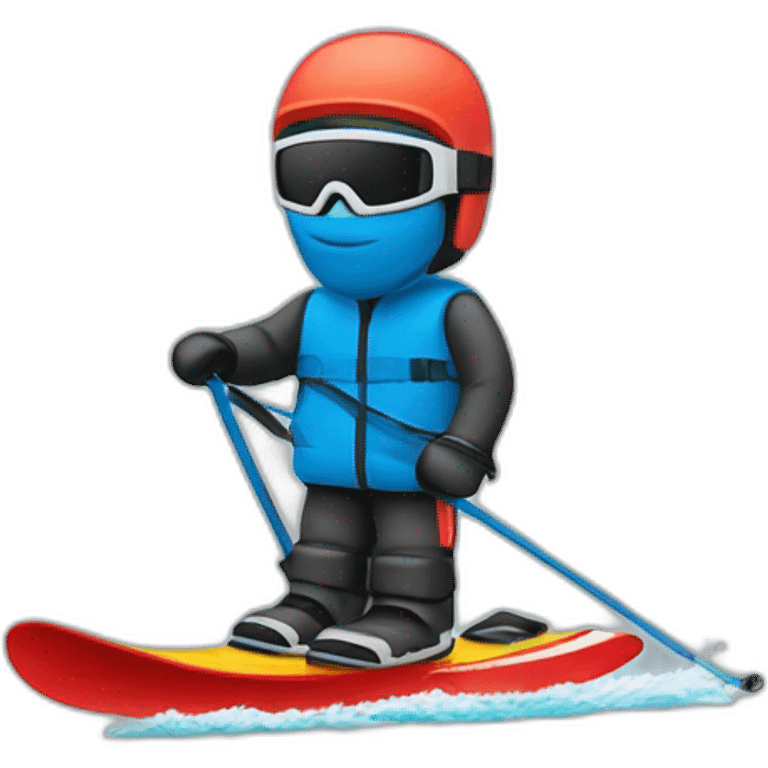 Combinaison ski nautique emoji