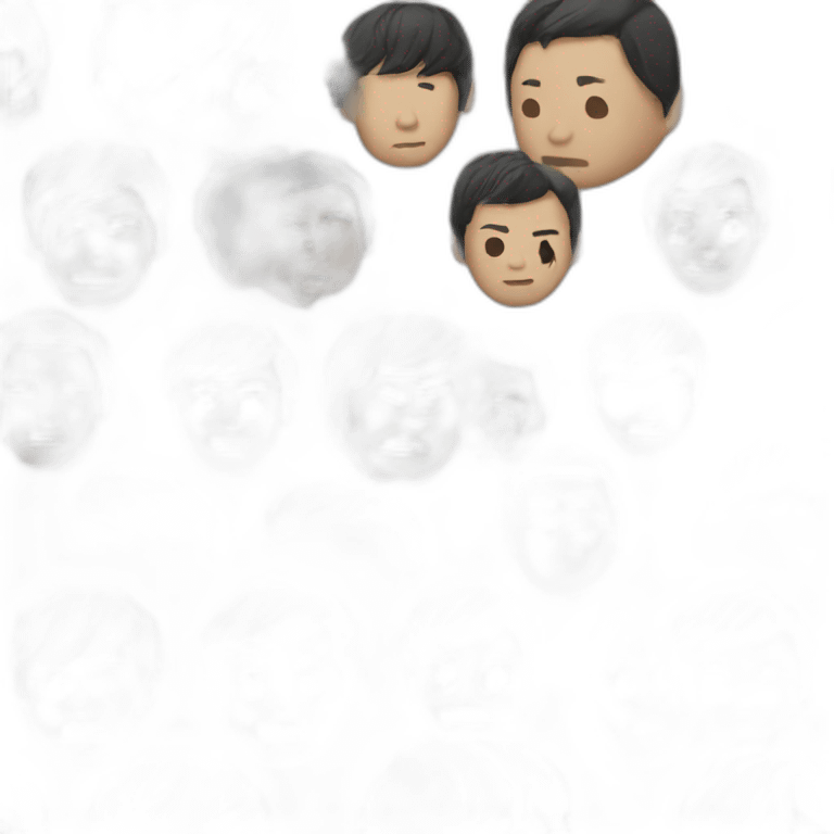 asian men black hair emoji