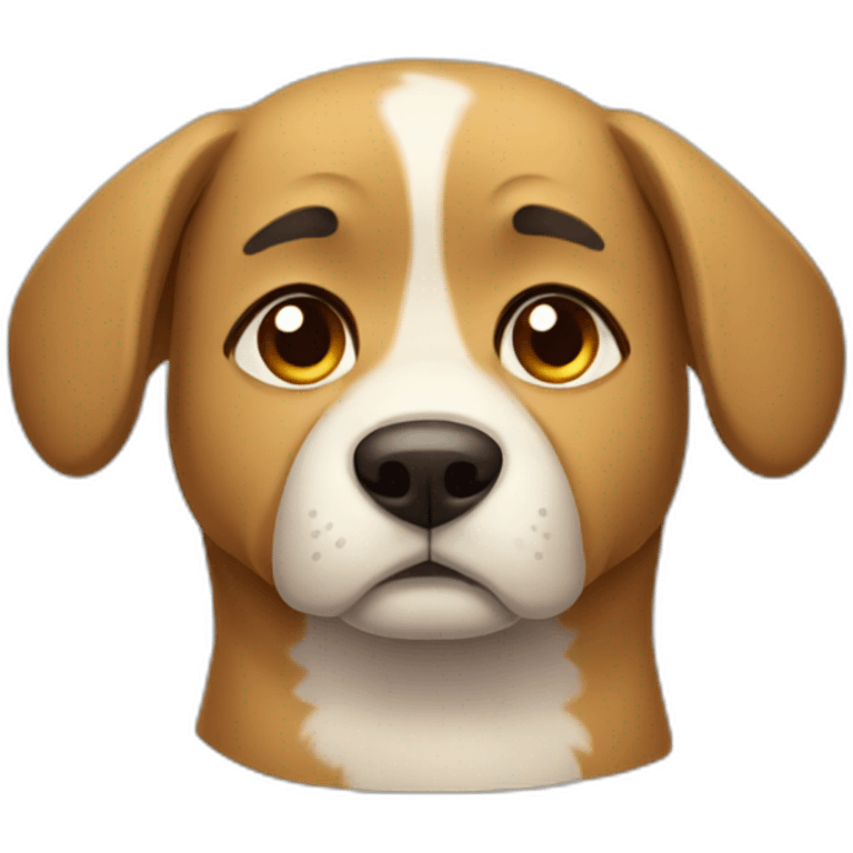 dog Shepherd sad emoji