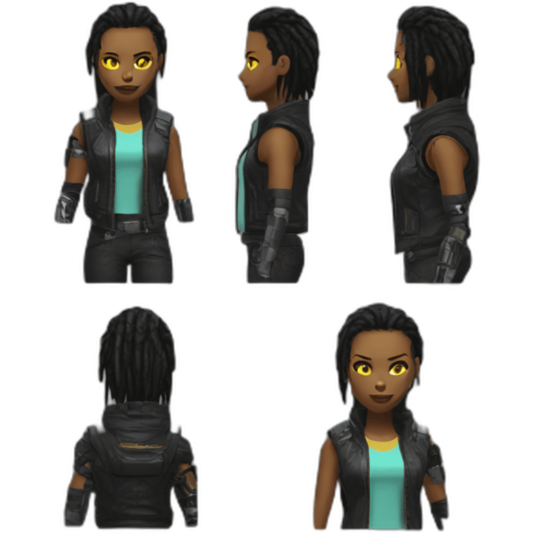 cyberpunk 2077 main game character emoji