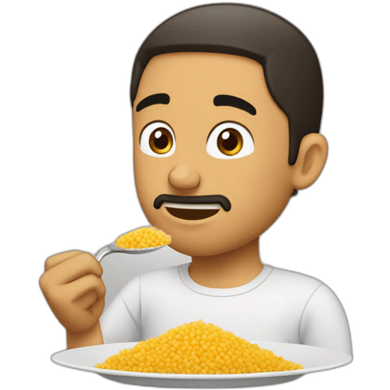 Hakimi qui mange du couscous emoji