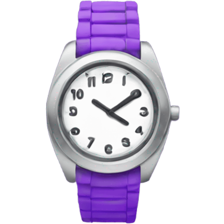 purple watch emoji