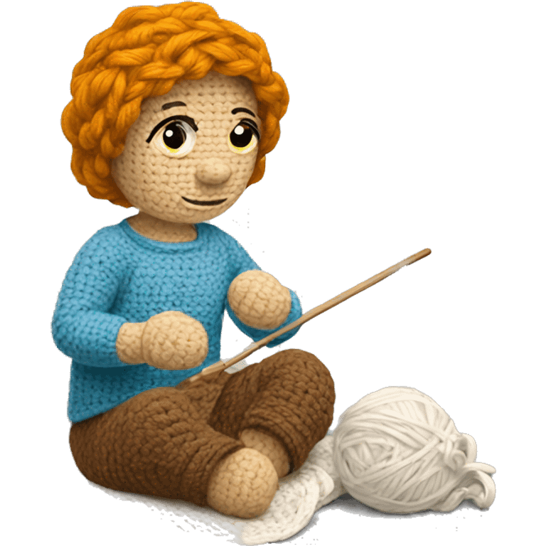 crocheting  emoji