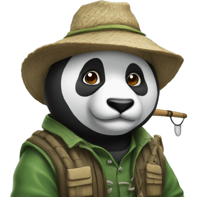 fisherman panda emoji