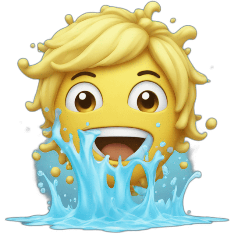 Water splash emoji