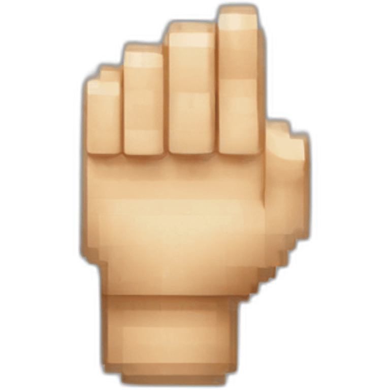 pixelated thumb. Terminator 2 emoji