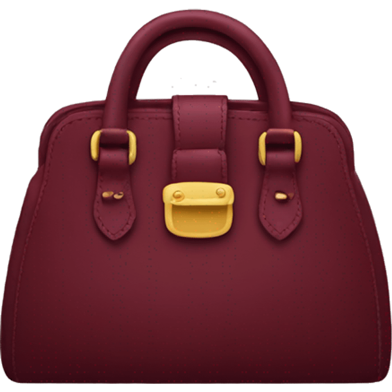 maroon purse emoji