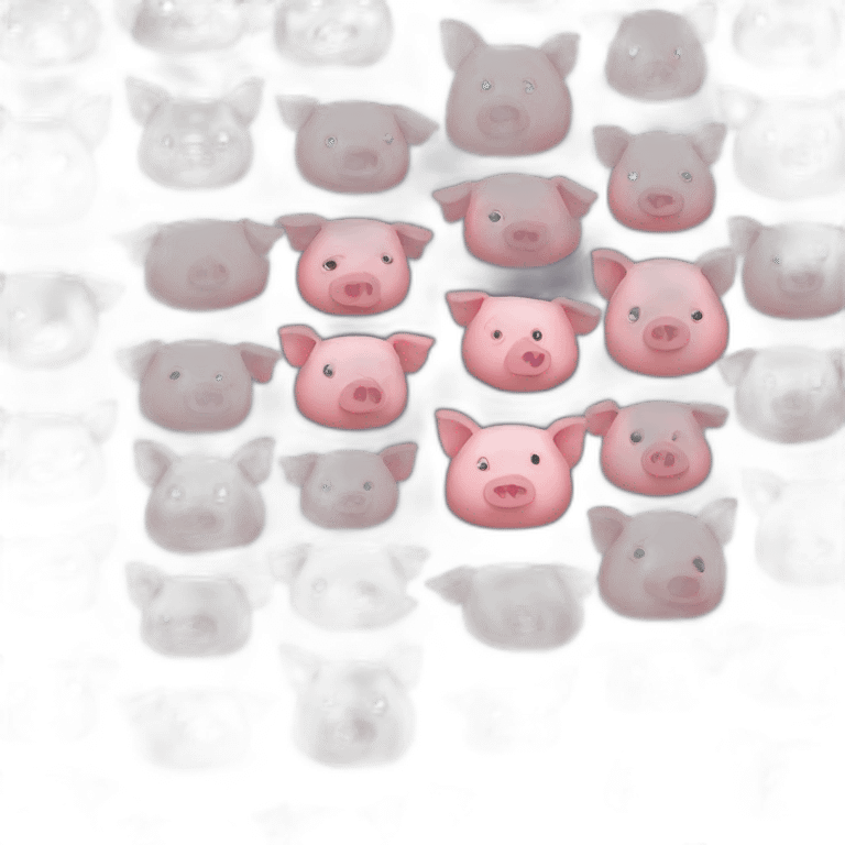 pig collage emoji